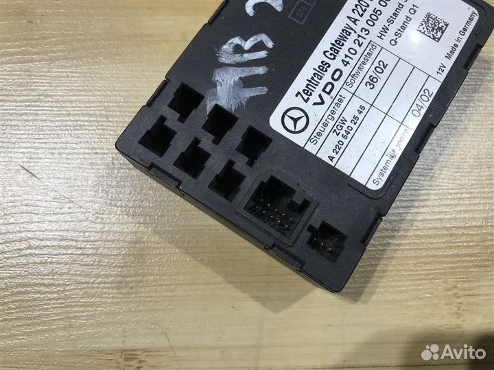 Блок управления ZGW ZGS Mercedes-Benz Cl-Class