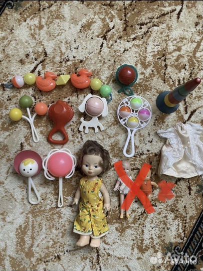 Игрушки, погремушки ссср, дети Барби