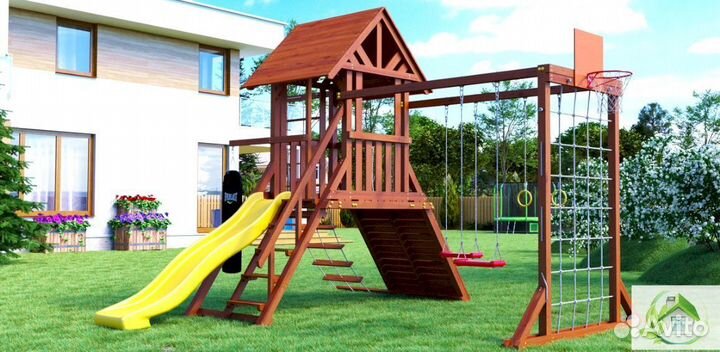 Детская площадка с горкой