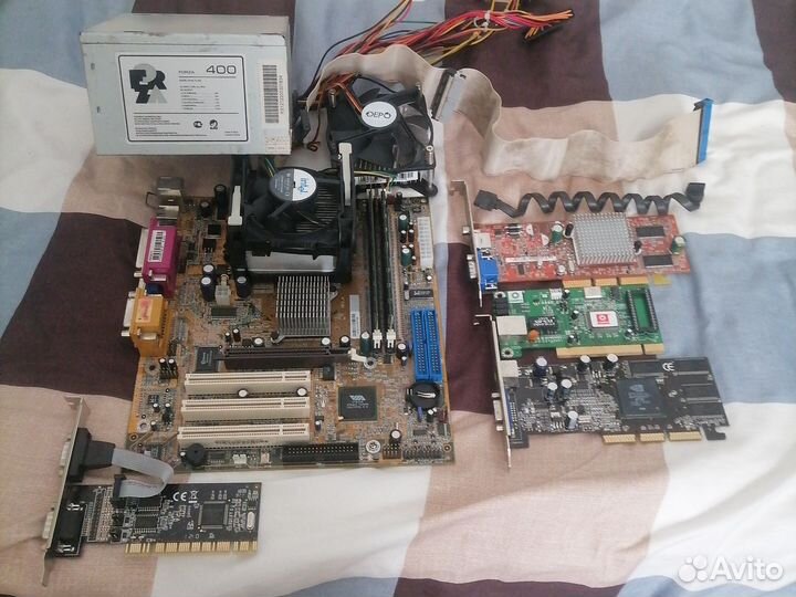 Лот комплектующих для пк