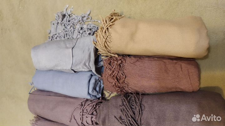 Платки палантины пакетом 10 штук