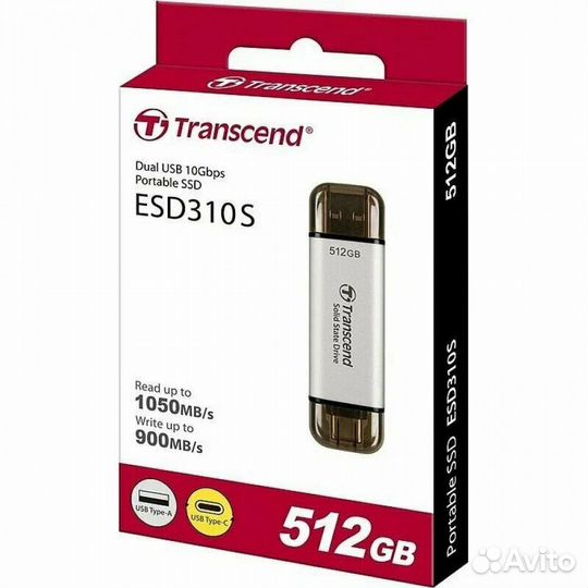 Внешний жесткий диск Transcend ESD310S Silv 587833