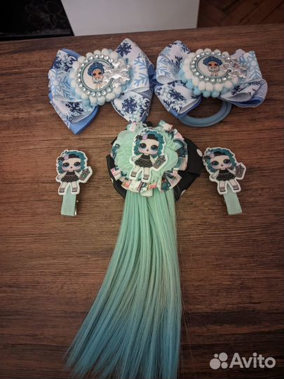 Бантики и Заколки ручной работы. Наборы