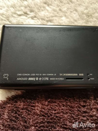 Cowon J3 MP 3 Плеер 16GB