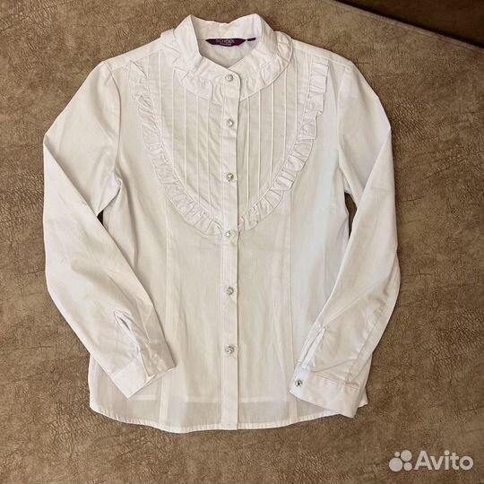 Блузки школьные 128 134 для девочки