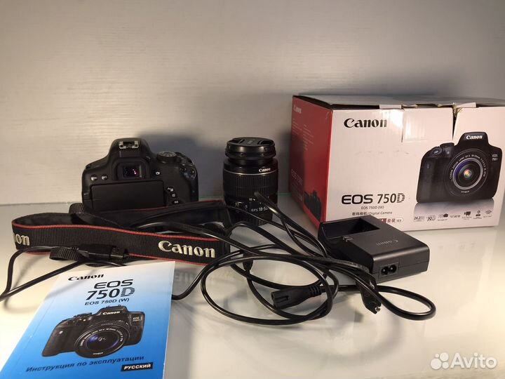 Canon eos 750d kit 18-55mm is ii (id3660)
