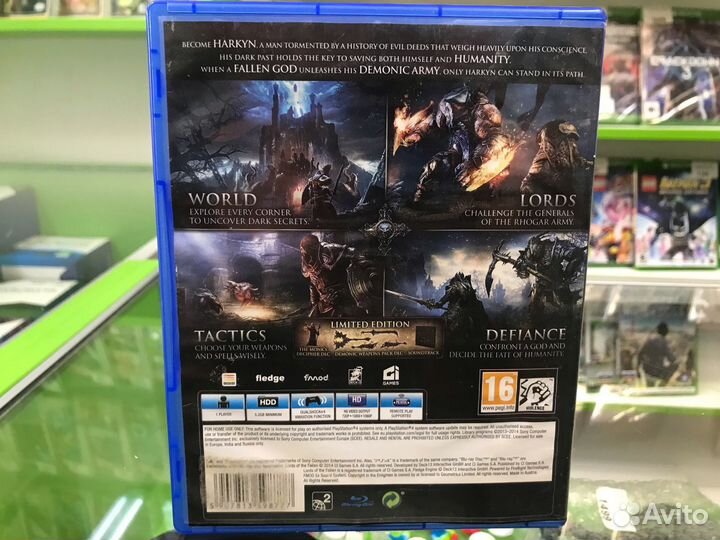 Lords of the Fallen(Б.У Игры Playstation 4)