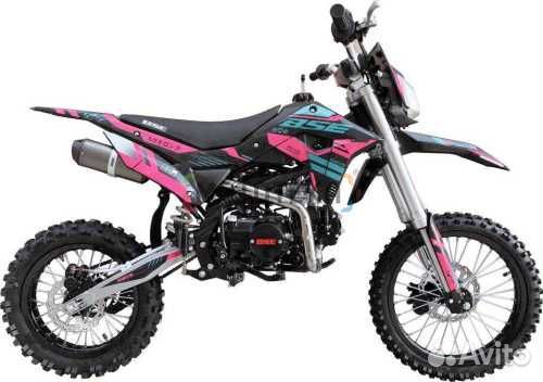 Питбайк BSE PH-125e 1714 Ак47 Aquamarine