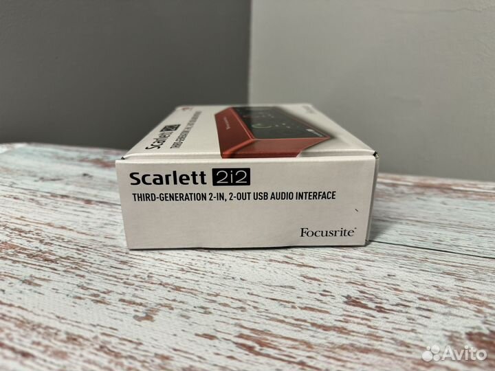Focusrite Scarlett 2i2 3rd Gen Звуковая карта