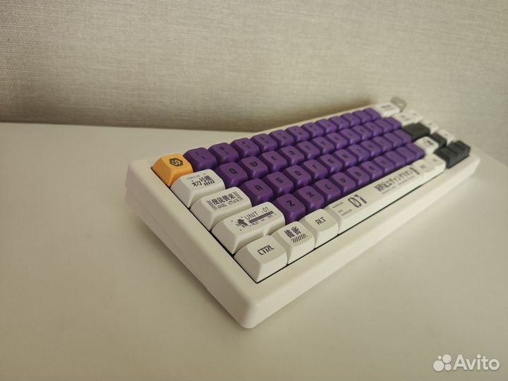 Кастомная игровая клавиатура GMK67 Evangelion Eva