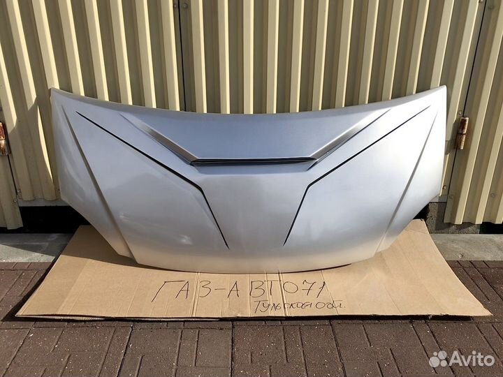 Капот на Газель Drive Style цвет Буран серебристый