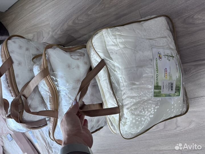 Детские одеяла 100 на 130 пух и бамбук