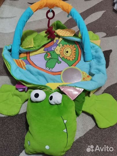 Развивающий коврик крокодил