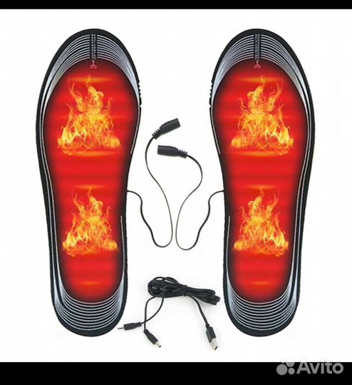 Стельки с подогревом новые р. 39-43