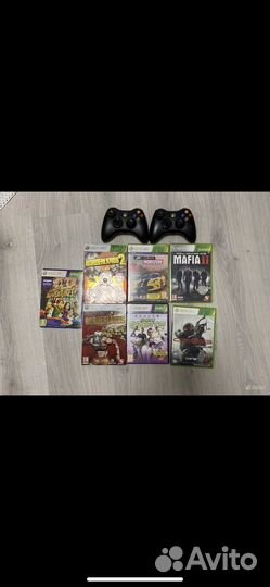 Xbox 360 с дисками