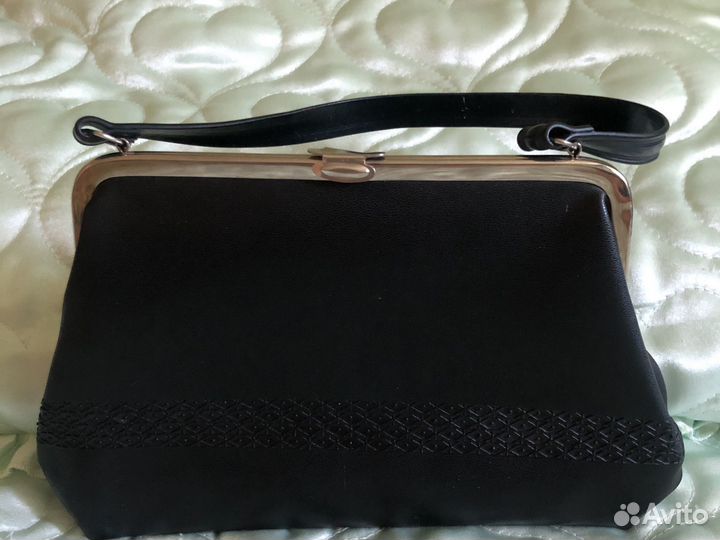 Сумка кожа винтаж 1969