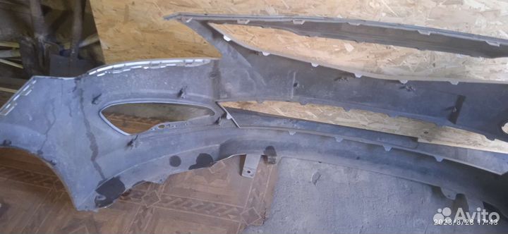 Бампер Солярис 1 рестайлинг 2016 год