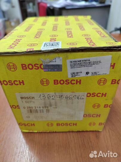 Расходомер воздуха bosch 0280218075
