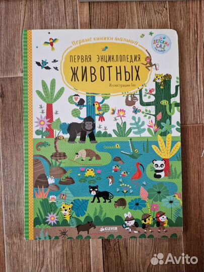 Книги детские развивающие для малышей Clever