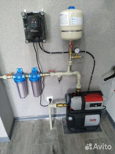 Установка насосного оборудования