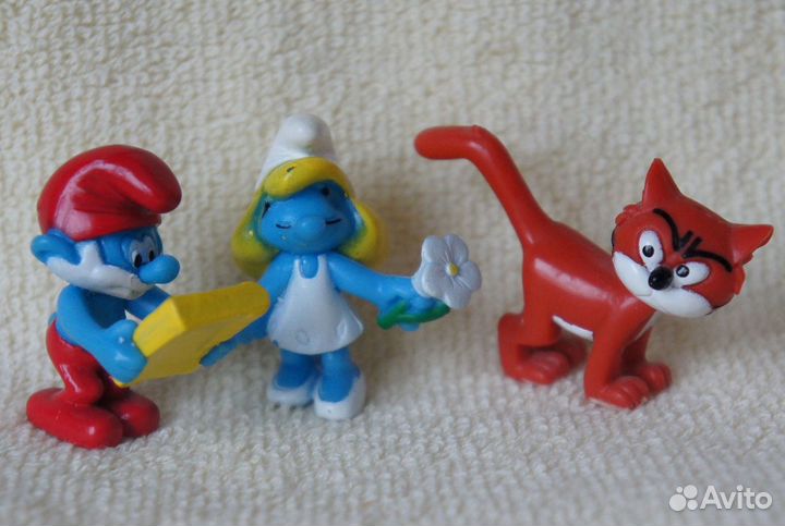 Миниатюры Смурфики из Ленты - 11 штук