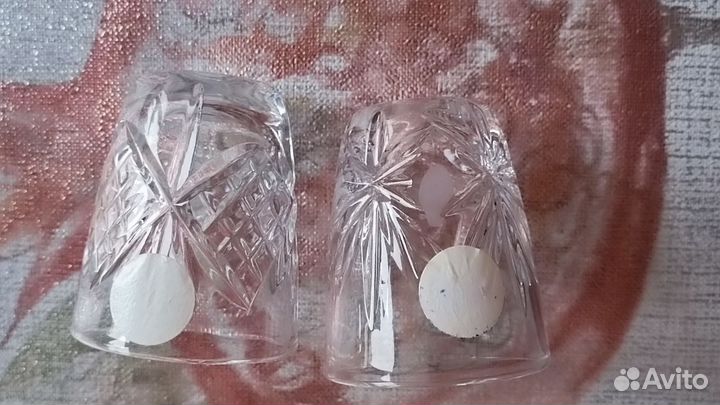 Рюмки стопки стеклянные хрустальные