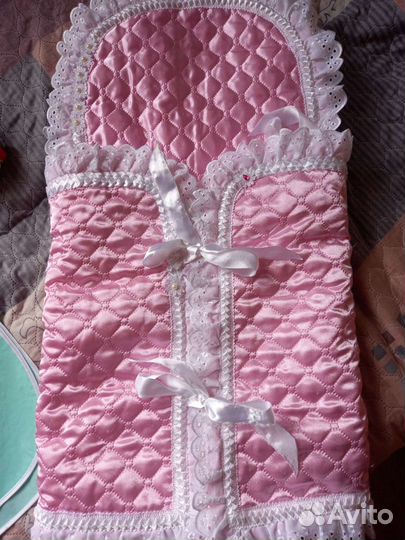 Конверт на выписку для девочки весна