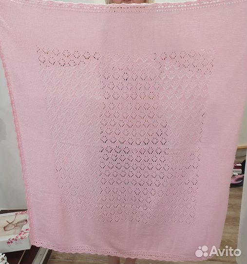 Плед детский ручная вязка