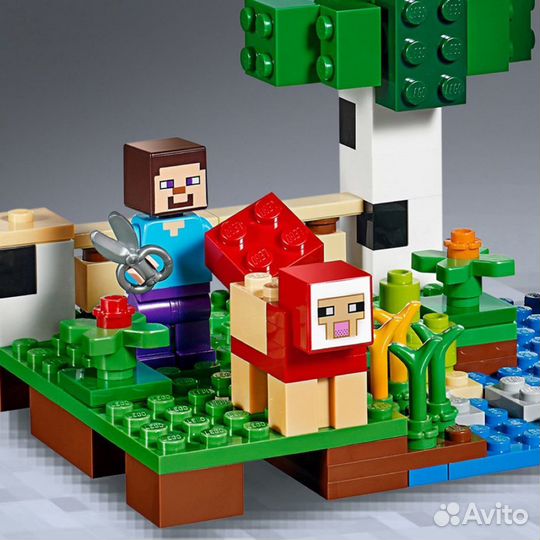 Lego Minecraft: Шерстяная ферма 21153
