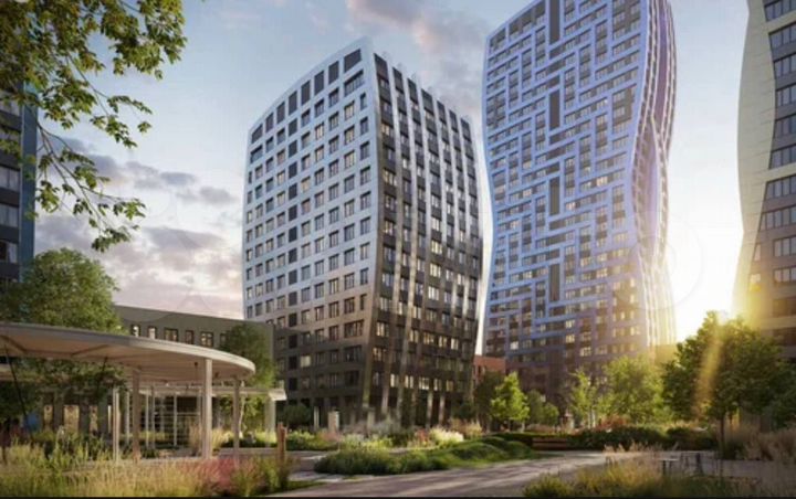 1-к. квартира, 33,7 м², 54/68 эт.