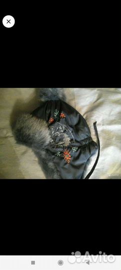 Перчатки зимние детские, шапки