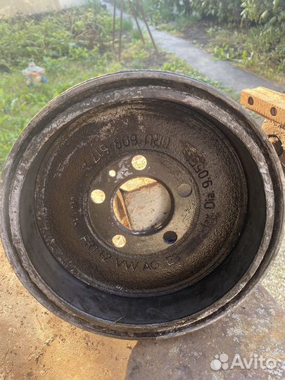 Задние тормозные барабаны polo, rapld