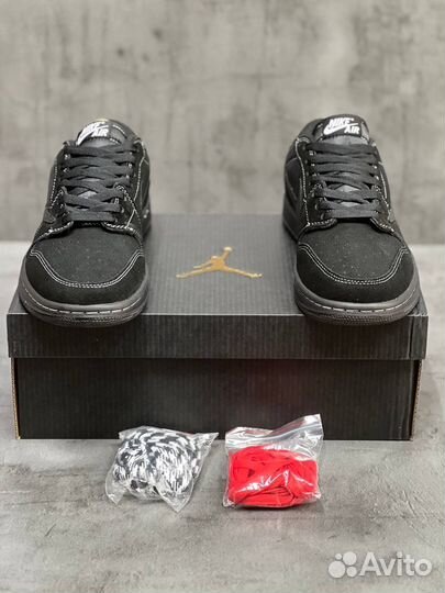 Nike Air Jordan 1 Low Travis Scott Black Phantom