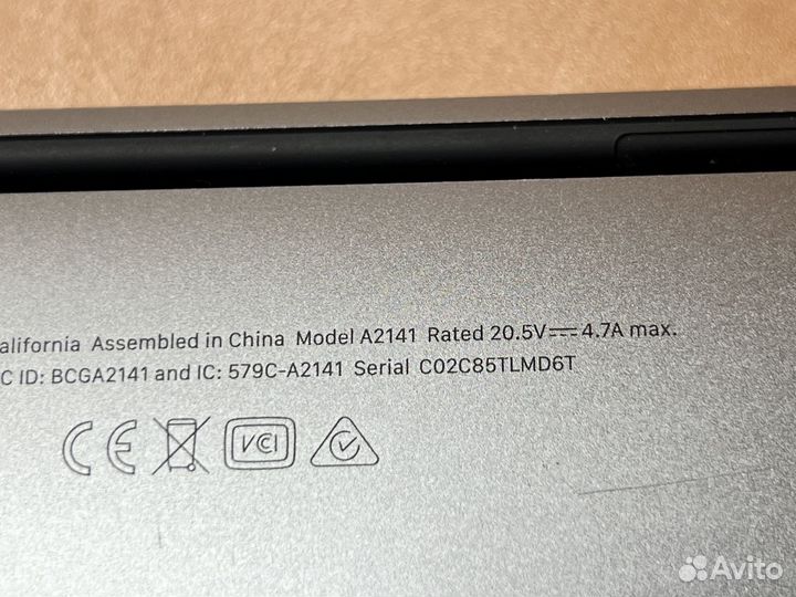 Apple macbook pro 16 2019 i9 2Tb SSD