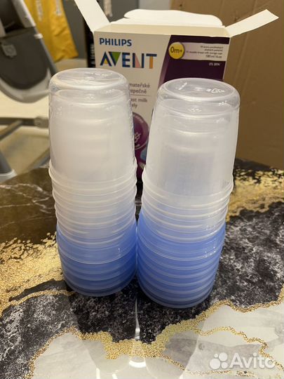 Контейнеры для хранения грудного молока philips