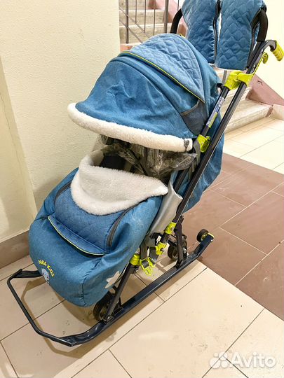 Санки коляска ника 7 3