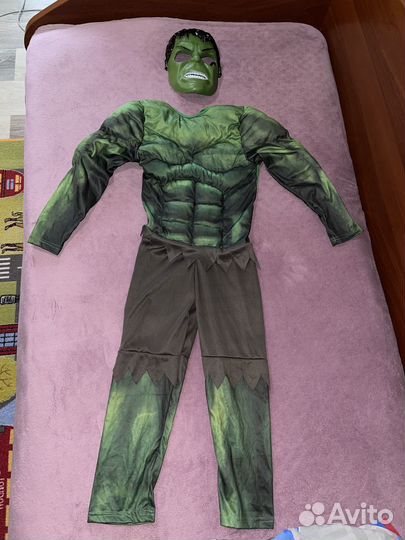 Костюм супергероя Халка с маской 4г