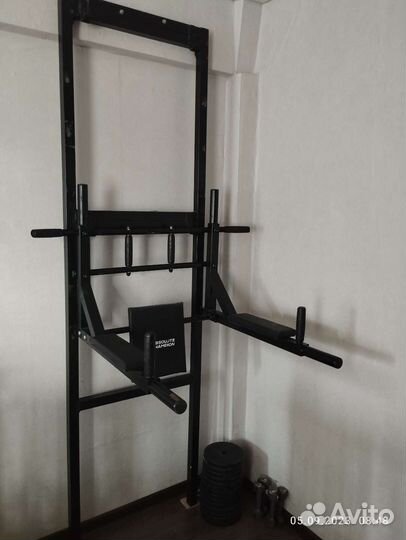 Тренажер Турник Брусья Пресс настенный разборный