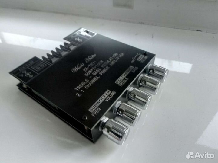 Усилитель 2,1, (2*80 Вт + 100 Вт)