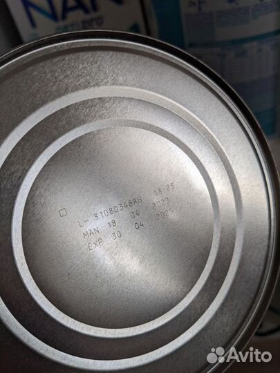 Детское питание смесь nan 1