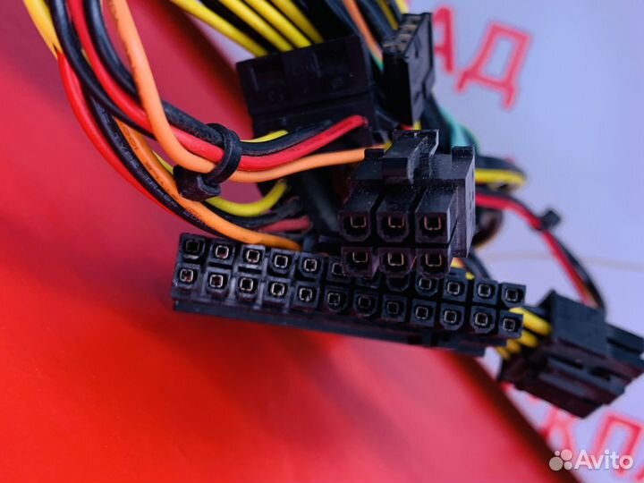 Блок питания PowerMan 400W 24+4+4/6pin/3sat/2molix