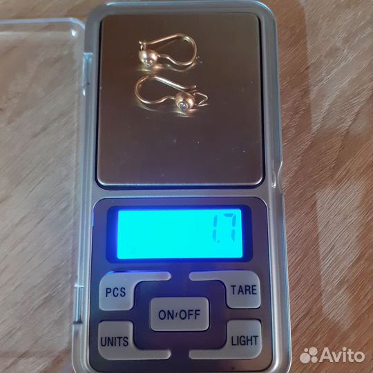 Золотые сережки