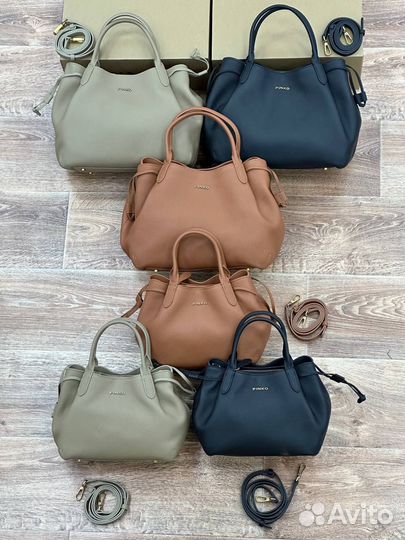 Сумка pinko lux кожа два размера