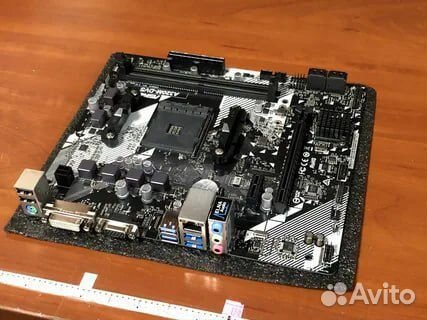Материнская плата ам4 ASRock a320
