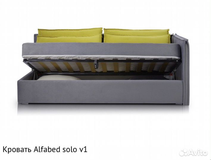 Кровать Alfabed Solo угловая 90*200
