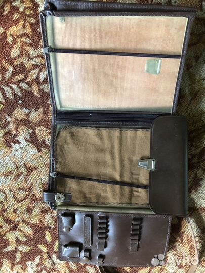 Сумка-планшет натуральная кожа