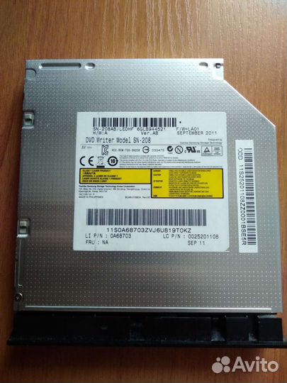 Привод ноутбука Toshiba Samsung SN-208AB/Ledhf