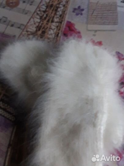 Варежки пуховые