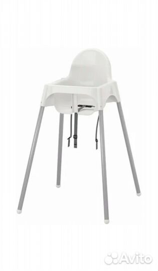 Стульчик для кормления икеа антилоп, белый