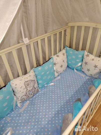 Бортики в кроватку новые